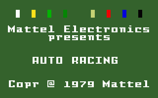 Auto Racing screenshot 3 for Intellivision